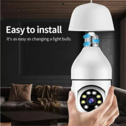 Caméra De Sécurité Sans Fil WiFi Lightbulb 1080p - Caméra Intelligente 360 Pour Une Utilisation Intérieure Et Extérieure -Dahuace Boutique 100266080 4