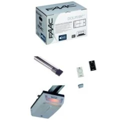 KIT DOLPHIN D600 RAIL COURROIE Motorisation Porte De Garage FAAC 24V - FAAC