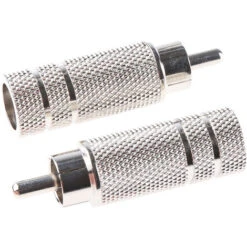 Fiche RCA RS PRO Mâle, Montage Sur Câble Droit, Contacts Plaqués Nickel ( Prix Pour Paquet De 5 )