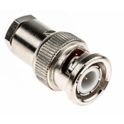 Connecteur Coaxial RS PRO Mâle Droit, Raccordement Cage à Ressort 50O Montage Sur Câble ( Prix Pour 1 )