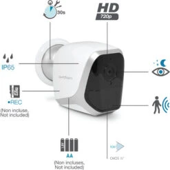 Caméra IP WiFi Autonome Sur Piles - Application IP Link - -Dahuace Boutique 11940944 5
