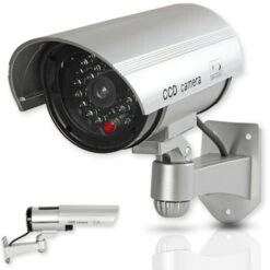 KONIG Caméra Factice De Surveillance - Intérieur / Extérieur - LED Rouge