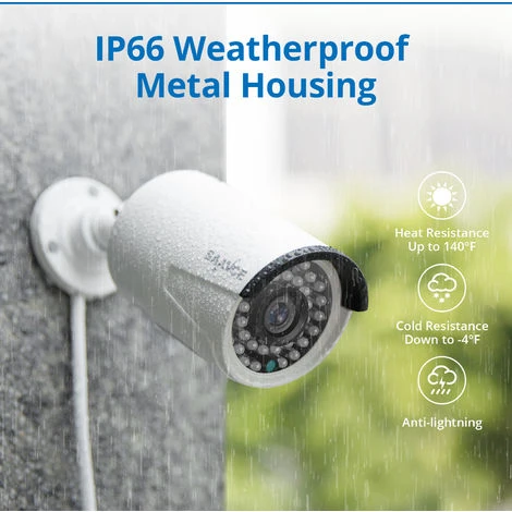 SANNCE Système De Sécurité Vidéo En Réseau PoE 1080P FHD, Surveillance NVR 8CH 5MP Avec Compression Vidéo H.264 + Caméras Résistantes Aux Intempéries 1080P HD 6 Caméras – 2TB 7 SANNCE Système De Sécurité Vidéo En Réseau PoE 1080P FHD, Surveillance NVR 8CH 5MP Avec Compression Vidéo H.264 + Caméras Résistantes Aux Intempéries 1080P HD 6 Caméras – 2TB – Image 5