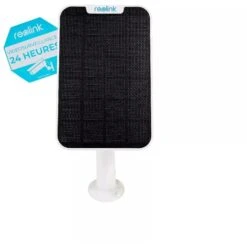 Panneau Solaire Supports Blancs GEN.2 Pour Caméras Reolink - Alimentation Continue / Bras Réglable / Câble 4m