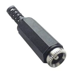 CONNECTEUR BASSE TENSION BKL ELECTRONIC 072209 FEMELLE DROIT Ø INT. 5.5 MM Ø BROCHE 2.5 MM 1 PC(S)