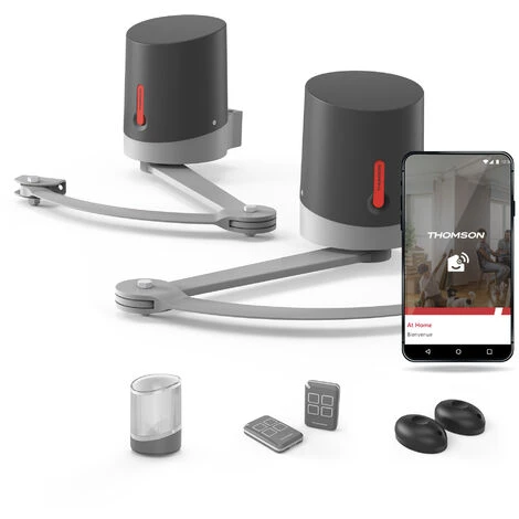 Motorisation à Bras Articulés Pour Portail à Deux Battants - Sésame 250 - Thomson Connecté à Votre Smartphone Android Ou Apple - 3 Motorisation à Bras Articulés Pour Portail à Deux Battants - Sésame 250 - Thomson Connecté à Votre Smartphone Android Ou Apple -