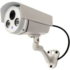 Caméra Factice Extérieure En Aluminium Avec LED Bleue 8 Caméra Factice Extérieure En Aluminium Avec LED Bleue -Dahuace Boutique 15485755 3