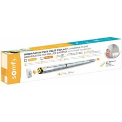 SOMFY 1241506 - 2 Kits De Motorisations Avec Moteur LT50 Pour Volets Roulants MS 200 - Filaires - 30Nm - Porte-fenêtre -Dahuace Boutique 19760521 2