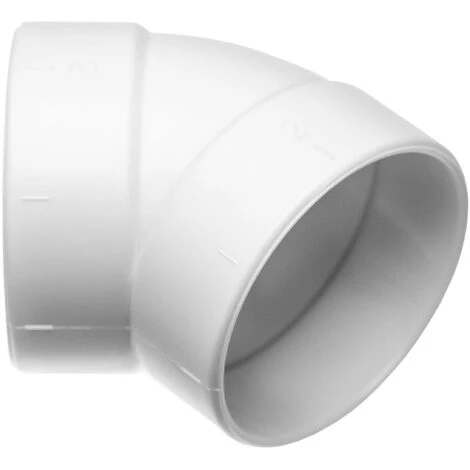 Vhbw Tuyau D'aspiration Centrale Coudé à 45°, Intérieur/intérieur Pour Aspiration Centralisée, 50.8 Mm De Diamètre / Système De Tuyau De 2 5 Vhbw Tuyau D'aspiration Centrale Coudé à 45°, Intérieur/intérieur Pour Aspiration Centralisée, 50.8 Mm De Diamètre / Système De Tuyau De 2 – Image 3