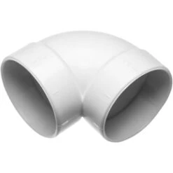 Vhbw Tuyau D'aspiration Centrale Coudé à 90°, Court, Intérieur/intérieur Pour Aspiration Centralisée, 50.8 Mm De Diamètre / Système De Tuyau De 2