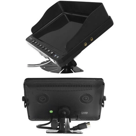 Rear View And Reverse View System Yatek Pour Tous Les Types De Véhicules, écran 9 Avec 4 Entrées, Comprend 2 Caméras à Angle De 170° Avec Vision Nocturne. 6 Rear View And Reverse View System Yatek Pour Tous Les Types De Véhicules, écran 9 Avec 4 Entrées, Comprend 2 Caméras à Angle De 170° Avec Vision Nocturne. – Image 4