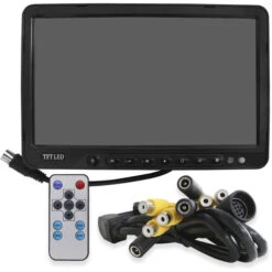 Rear View And Reverse View System Yatek Pour Tous Les Types De Véhicules, écran 9 Avec 4 Entrées, Comprend 2 Caméras à Angle De 170° Avec Vision Nocturne. 11 Rear View And Reverse View System Yatek Pour Tous Les Types De Véhicules, écran 9 Avec 4 Entrées, Comprend 2 Caméras à Angle De 170° Avec Vision Nocturne. -Dahuace Boutique 27264177 5