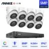 ANNKE 16CH Système De Sécurité Vidéo Réseau Super HD PoE 5MP 8 Caméras Style B – Sans Disque Dur 2 ANNKE 16CH Système De Sécurité Vidéo Réseau Super HD PoE 5MP 8 Caméras Style B – Sans Disque Dur -Dahuace Boutique 27420736 1