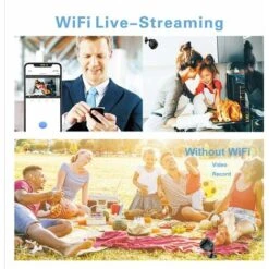 Mini Caméra Espion Cachée WiFi Petite Vidéo HD 1080P Vision Nocturne Détection De Mouvement Sécurité Nanny Cam De Surveillance Caméras Secrètes La Maison Intérieure Extérieure Avec Une Carte SD 32G -Dahuace Boutique 28654448 2