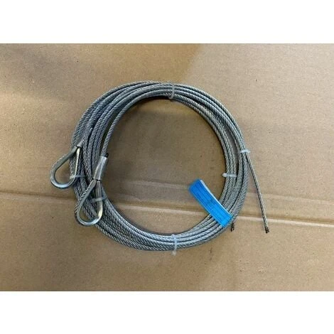 Paire De Câble Acier Assemblé Diamètre:3mm, Longueur 3 M / 1770N/mm² - 251103. 3 Paire De Câble Acier Assemblé Diamètre:3mm, Longueur 3 M / 1770N/mm² - 251103.