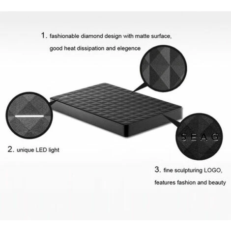 DISQUE DUR EXTERNE 1 TO DISQUE DUR PORTABLE PÉRIPHÉRIQUES DE STOCKAGE USB 3.0 SATA HAUTE VITESSE POUR PC PORTABLE ET MAC 5 DISQUE DUR EXTERNE 1 TO DISQUE DUR PORTABLE PÉRIPHÉRIQUES DE STOCKAGE USB 3.0 SATA HAUTE VITESSE POUR PC PORTABLE ET MAC – Image 3