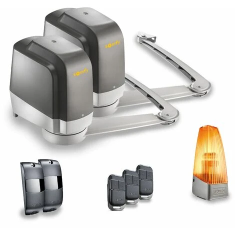 SOMFY 1241770 - Motorisation à Bras Lockyvia Essential RTS Pour Portail Battant - Livrée Avec 3 Télécommandes Keypop, Feu Clignotant, Et Photocellules - Compatible App TaHoma 3 SOMFY 1241770 - Motorisation à Bras Lockyvia Essential RTS Pour Portail Battant - Livrée Avec 3 Télécommandes Keypop, Feu Clignotant, Et Photocellules - Compatible App TaHoma