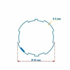 Roue + Couronne Pour Tube ZF 54 Pour Moteurs Somfy Ø50mm -Dahuace Boutique 31557454 2