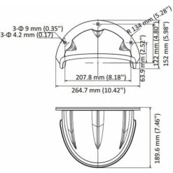 Accessoire De Protection De Caméra De Surveillance - Hikvision DS-1250ZJ 7 Accessoire De Protection De Caméra De Surveillance - Hikvision DS-1250ZJ -Dahuace Boutique 34355975 3