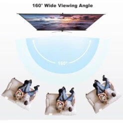 Écran Pour Projecteur, Ecran De Projection, 190 X 190 Cm, Avec Trépied Noir, Matériau: Tissu En Nylon, Acier 10 Écran Pour Projecteur, Ecran De Projection, 190 X 190 Cm, Avec Trépied Noir, Matériau: Tissu En Nylon, Acier -Dahuace Boutique 35074765 4