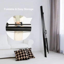 Écran Pour Projecteur, Ecran De Projection, 190 X 190 Cm, Avec Trépied Noir, Matériau: Tissu En Nylon, Acier 11 Écran Pour Projecteur, Ecran De Projection, 190 X 190 Cm, Avec Trépied Noir, Matériau: Tissu En Nylon, Acier -Dahuace Boutique 35074765 5