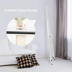 Ecran De Projection, écran Pour Projecteur, 190 X 190 Cm, Avec Trépied Blanc, Matériau: Tissu En Nylon, Acier -Dahuace Boutique 35074820 5