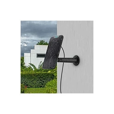 Reolink Panneau Solaire Alimentation En Continu Uniquement Les Caméras Surveillance Sur Batteries, Support Réglable Étanche, Avec Câble De 4 Mètres, Noir 4 Reolink Panneau Solaire Alimentation En Continu Uniquement Les Caméras Surveillance Sur Batteries, Support Réglable Étanche, Avec Câble De 4 Mètres, Noir – Image 2