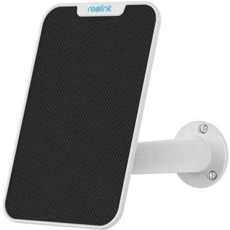 Reolink Panneau Solaire Alimentation En Continu Uniquement Les Caméras Surveillance Sur Batteries, Support Réglable Étanche, Avec Câble De 4 Mètres, Blanc 3 Reolink Panneau Solaire Alimentation En Continu Uniquement Les Caméras Surveillance Sur Batteries, Support Réglable Étanche, Avec Câble De 4 Mètres, Blanc