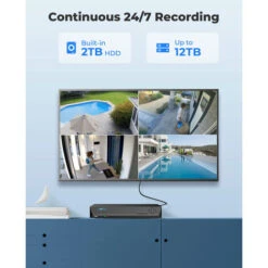 Reolink Kit De Vidéosurveillance 4K 8MP Détection De Personne Et Véhicule, 8CH PoE NVR 2To HDD Système De Sécurité Filaire,RLK8-800D4-A 11 Reolink Kit De Vidéosurveillance 4K 8MP Détection De Personne Et Véhicule, 8CH PoE NVR 2To HDD Système De Sécurité Filaire,RLK8-800D4-A -Dahuace Boutique 44933695 5