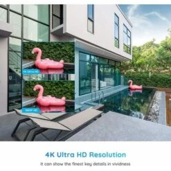 Reolink Kit De Vidéosurveillance 4K Extérieure 4pcs Caméra + 1pcs NVR 8CH 2To Détection De Perosnne Et Véhicule -Dahuace Boutique 44933704 3