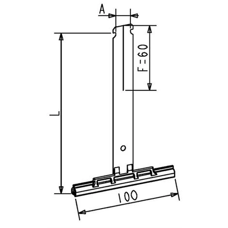 Attache Tablier A Clipper (lame 8 : Lg 175) Octo Zurfluh-feller 4 Attache Tablier A Clipper (lame 8 : Lg 175) Octo Zurfluh-feller – Image 2