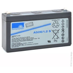 Sonnenschein A500 - Batterie Plomb Etanche Gel A506/1.2S 6V 1.2Ah F4.8