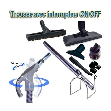 Trousse 8 Accessoires + 1 Flexible 15 M Universel Toutes Marques Avec Bouton Marche/arrêt 3 Trousse 8 Accessoires + 1 Flexible 15 M Universel Toutes Marques Avec Bouton Marche/arrêt