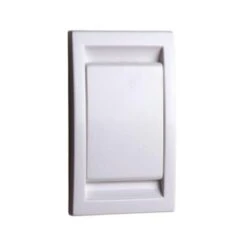 Prise Murale En Abs Blanc & Blanc