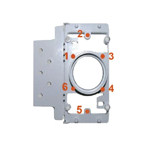 Plaque De Montage Pvc Rectangulaire 6 Accroches 3 Plaque De Montage Pvc Rectangulaire 6 Accroches