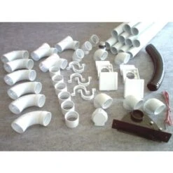 Kit 2 Prises + 1 Kit Prise Garage + 1 Kit Ramasse Miettes Noir