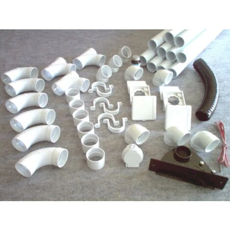 Kit 2 Prises + 1 Kit Prise Garage + 1 Kit Ramasse Miettes Noir 3 Kit 2 Prises + 1 Kit Prise Garage + 1 Kit Ramasse Miettes Noir