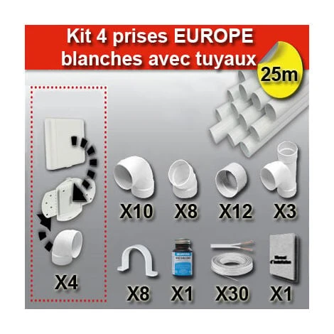 Aspirateur Central AIRFLOW 2100 Garantie 2 Ans (jusqu’à 400 M²) + Trousse Inter 9 ML + 8 Accessoires + Kit 4 Prises + Kit Prise Balai + Kit Prise Garage 7 Aspirateur Central AIRFLOW 2100 Garantie 2 Ans (jusqu’à 400 M²) + Trousse Inter 9 ML + 8 Accessoires + Kit 4 Prises + Kit Prise Balai + Kit Prise Garage – Image 5