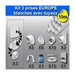 Aspirateur Central AIRFLOW 1600 Garantie 2 Ans (jusqu’à 300 M²) + Trousse Inter 9 ML + 8 Accessoires + Kit 3 Prises + Kit Prise Balai + Kit Prise Garage 11 Aspirateur Central AIRFLOW 1600 Garantie 2 Ans (jusqu’à 300 M²) + Trousse Inter 9 ML + 8 Accessoires + Kit 3 Prises + Kit Prise Balai + Kit Prise Garage -Dahuace Boutique 5136356 5