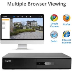 SANNCE Enregistreur Numérique 1080N DVR Pour Vidéo Surveillance – 4 Voies Sans Disque Dur -Dahuace Boutique 5282473 3
