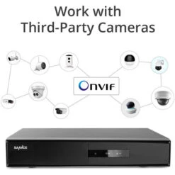 SANNCE Enregistreur Numérique 1080N DVR Pour Vidéo Surveillance – 4 Voies Sans Disque Dur -Dahuace Boutique 5282473 4
