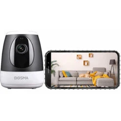 Caméra Intérieure Connectée Blanche 1080P XC 360° Avec Vision Nocturne - BOSMA -Dahuace Boutique 55339627 2