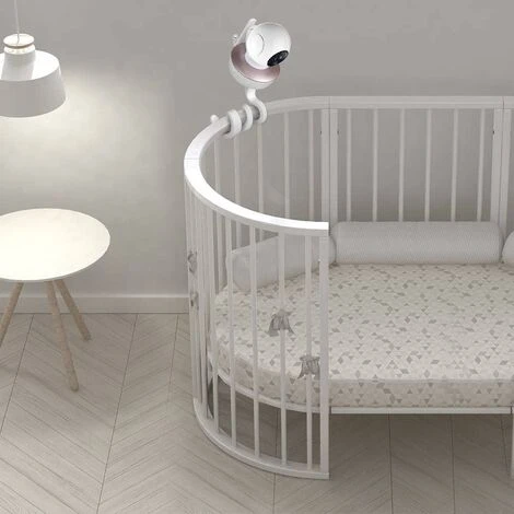 LTS FAFA Universal Support Babyphone Camera, Support De Caméra Moniteur Bebe Flexible, Sans Perçage, Support Compatible Avec La Plupart Des Moniteurs Et Téléphones De Bébé Blanc 5 LTS FAFA Universal Support Babyphone Camera, Support De Caméra Moniteur Bebe Flexible, Sans Perçage, Support Compatible Avec La Plupart Des Moniteurs Et Téléphones De Bébé Blanc – Image 3