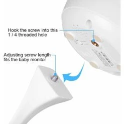 LTS FAFA Universal Support Babyphone Camera, Support De Caméra Moniteur Bebe Flexible, Sans Perçage, Support Compatible Avec La Plupart Des Moniteurs Et Téléphones De Bébé Blanc 11 LTS FAFA Universal Support Babyphone Camera, Support De Caméra Moniteur Bebe Flexible, Sans Perçage, Support Compatible Avec La Plupart Des Moniteurs Et Téléphones De Bébé Blanc -Dahuace Boutique 58824916 5