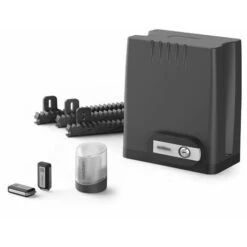 Motorisation Pour Portail Coulissant PVC, Bois, Alu, Acier – 4m (extensible à 8m) - OREA 500 PLUS (24V) 114457 - Motorisation