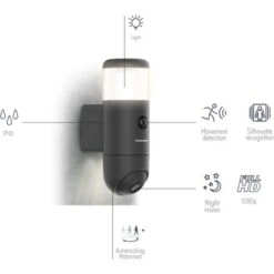 Caméra Extérieure Connectée, Rotative Et Motorisée Avec éclairage Intégrée, Thomson, Rheita 100, 512511 - -Dahuace Boutique 59302311 4