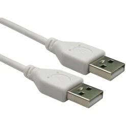 Câble USB RS PRO, USB 2.0 Type A Mâle Vers USB Mâle 2.0, 1.8m ( Prix Pour 1 )