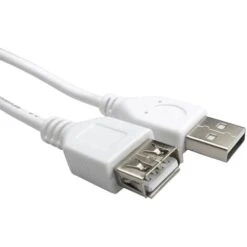 Câble USB RS PRO, USB A Femelle Vers USB-A Mâle, 120mm ( Prix Pour 1 )