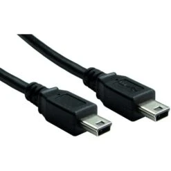 Câble USB RS PRO, Mini USB B Mâle Vers Mini USB B Mâle, 1m ( Prix Pour 1 )