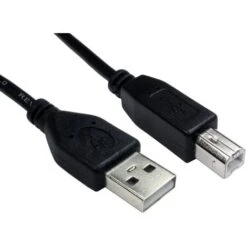 Câble USB RS PRO, USB B Mâle Vers USB-A Mâle, 1.8m ( Prix Pour 1 )